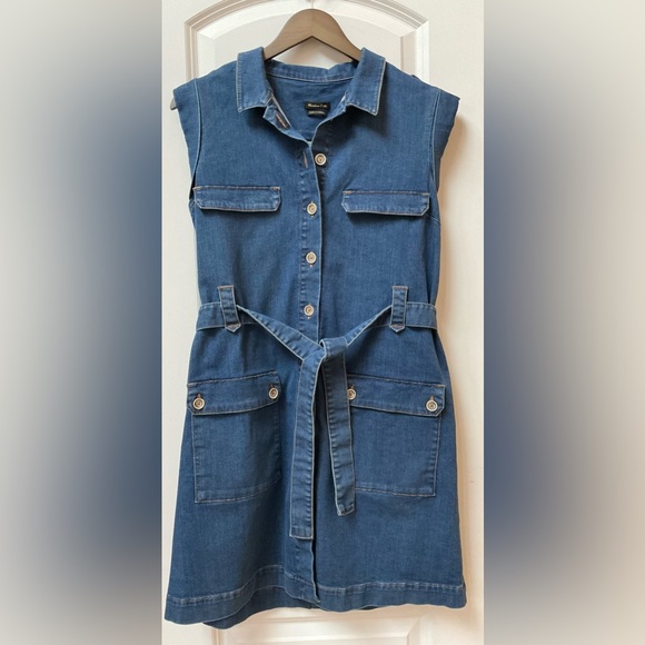 Massimo Dutti Denim Dress - Picture 3 of 8